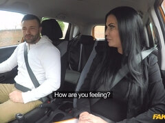 69, 素人, フェラチオ, 車, ヨーロピアン, 手コキする, なめる, オマンコ