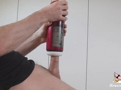Big cock, Masturbation, Orgasm, Toys