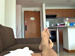 フェラチオ, イく瞬間, 顔射, メイド, 小柄, ハメ撮り, 赤毛, オッパイの