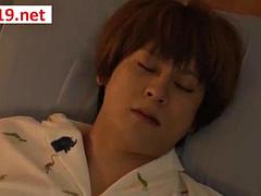 デカパイ, フェラチオ, カワイイ, 手コキする