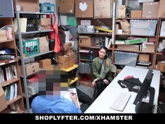 Asian thief busted for stealing in HD shoplyfter video