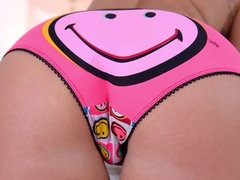 Anal, Blonde, Insertion, Lingerie, Chatte, Rasée, Solo, Nénés