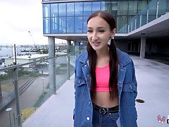 フェラチオ, 茶髪の, Hd, 小柄, 公共, 叫ぶ, ティーン, オッパイの