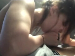 Plowing White Garbage Tramp In Her Parents Trailer