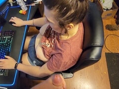 素人, デカチン, 茶髪の, チン