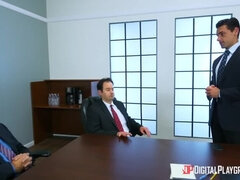 Gros cul, Grosse bite, Queue, Doigter, Poilue, Bureau, Chatte, Tatouage