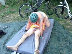 Cunnilingus, Amateur, Hembra, Mamá, Al aire libre