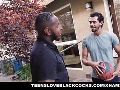 TLBC - two ebony Dicks Plus One White gal