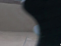 Slim Teen's Cute Blue Bikini