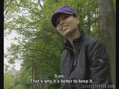 素人, チェコ, ハメ撮り, 公共