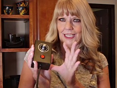 お婆さん, ハードコア, マシーンファック, オナニー, 熟年, 淫乱熟女, 一人, おもちゃ