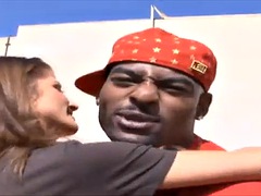 Grosse bite, Noire, Sucer une bite, Noir ébène, Hard, Interracial, Nue, Actrice du porno