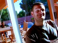 素人, 黒人, 黒人, ラティーナ, アウトドア, ガリガリ, ティーン, 三人