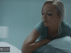 18, デカパイ, ブロンド, フェティッシュ, なめる, オマンコ, 赤毛, ティーン