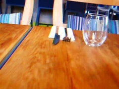 Leie, Blasen, Paar, Polisch, Öffentlich, Realität, Nass