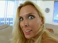 ブロンド, 彼氏, 彼女, 淫乱熟女, オマンコ, 馬乗り, 息子, 三人