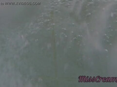 Amateur, Cfnm, Polla, Despelote, Masturbación, Al aire libre, Piscina, Público