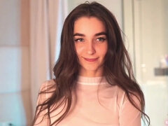 Leie, Braunhaarige, Erotisch, Masturbation, Zierlich, Dürr, Solo, Titten