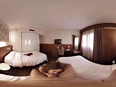 3d, フェラチオ, 茶髪の, 淫乱熟女