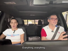 Sol Peterson Shows Her Deep Throat And Tries The Fucking Machine Juan Bustos Road