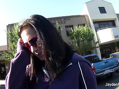 Behind the scenes with Jayden Jaymes and her breast implants