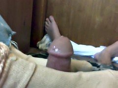 Tan Slouch Sockjob
