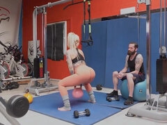 Ashley More in the gym - Ashley more