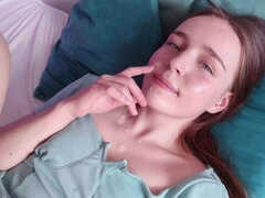 Bruinharig, Sperma in mond, Sperma shot, Schattig, Sperma in gezicht, Tiener