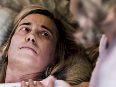 21 year old tattooed slut fucked by her stepbrother while her stepmom is sick