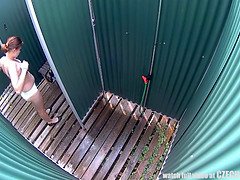 ぽちゃ, Hd, アウトドア, 公共, 現実, シャワー, 一人, のぞき