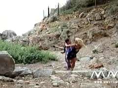 ビーチ, ドイツ人, Hd, ポルノスター, 公共