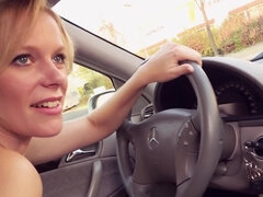 Blondine, Blasen, Spermaladung, Milf, Öffentlich