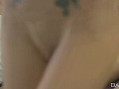 お尻, 美女, ブロンド, 茶髪の, 中出し, 彼女, 義母, オッパイの