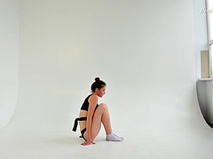 Nana, Gros seins, Brunette brune, Fétiche, Gym, Nue, Russe, Nénés