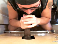 Monster Black Cock In Gloryhole