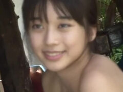 アジア人, カワイイ, 日本人, 一人, ティーン