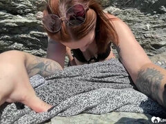 Beauty at the beach wanted some hard sex