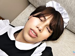 アジア人, デカチン, フェラチオ, 浮気者, イく瞬間, 旦那, フェラする, オッパイの