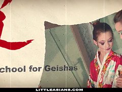 アジア人, 指いじり, キス, レズビアン, なめる, 淫乱熟女, オマンコ, ティーン