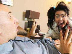 アジア人, デカ尻, デカチン, デカパイ, フェラチオ, 茶髪の, 淫乱熟女, オッパイの