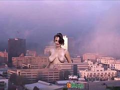 素人, デカパイ, ダンス, オッパイの