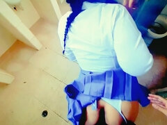 Amateur, Cul, Gros cul, Brunette brune, Fille latino, Élève, Uniforme