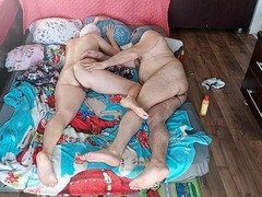 Blasen, Braunhaarige, Paar, Milf, Orgasmus, Zierlich, Muschi, Strümpfe