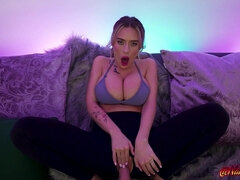 Grosse titten, Blondine, Vollbusig, Milf, Mutti, Pov, Titten, Spielzeuge