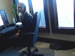 Bruinharig, Vrouw, Vingeren, Hd, Natuurlijk, Buiten, Alleen, Speelgoed