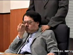 素人, アジア人, フェティッシュ, ハードコア, 日本人, オフィス, オッパイの