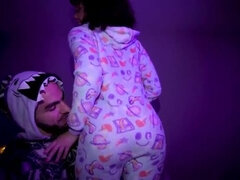 Gros cul, Noir ébène, Hard, Fête, Chatte, Rugueux, Fessée, Adolescente