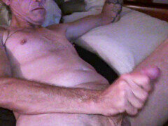 Underwear sniffer enjoys solo playtime