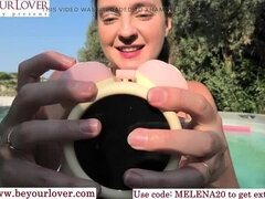 Braunhaarige, Dildo, Puppe, Hd, Russisch, Solo