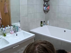 Amateur, Anal, Morena, Estilo perrito, Ducha, Adolescente, Tetas